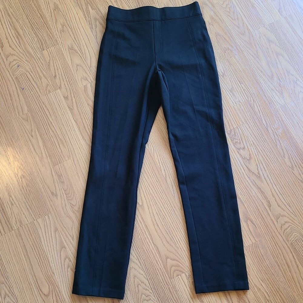 SPANX Black Straight Leg Pants - Picture 2 of 7